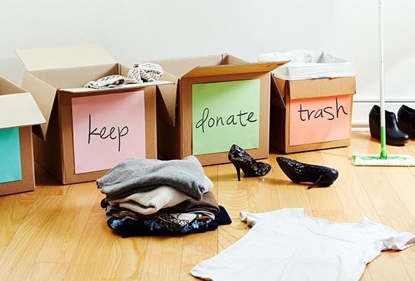 decluttering