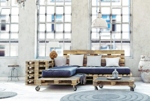 Come trasformare pallet in mobili e complementi d’arredo