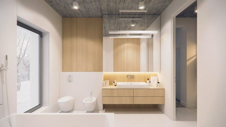 bagno-stile-minimal-illuminazione