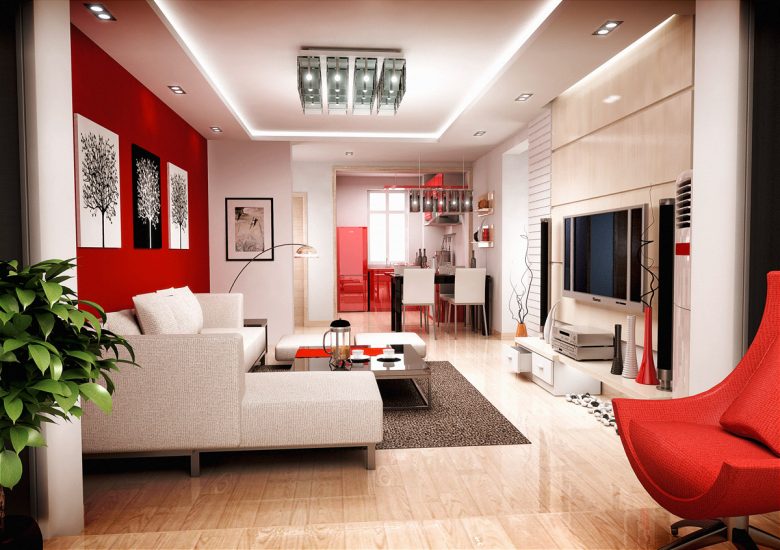 arredare-soggiorno-bianco-rosso-2