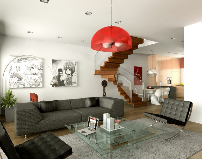arredare-soggiorno-bianco-rosso-8