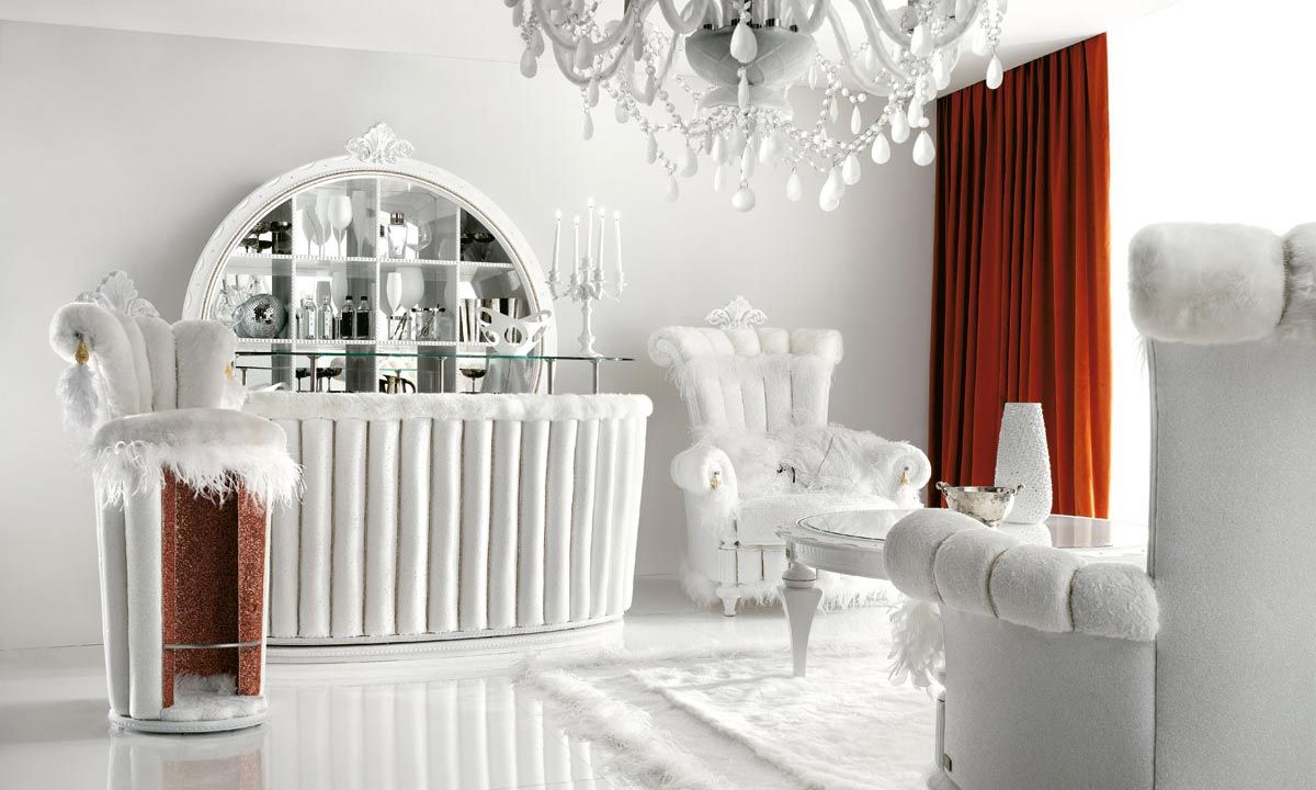 arredare-soggiorno-bianco-rosso-classico