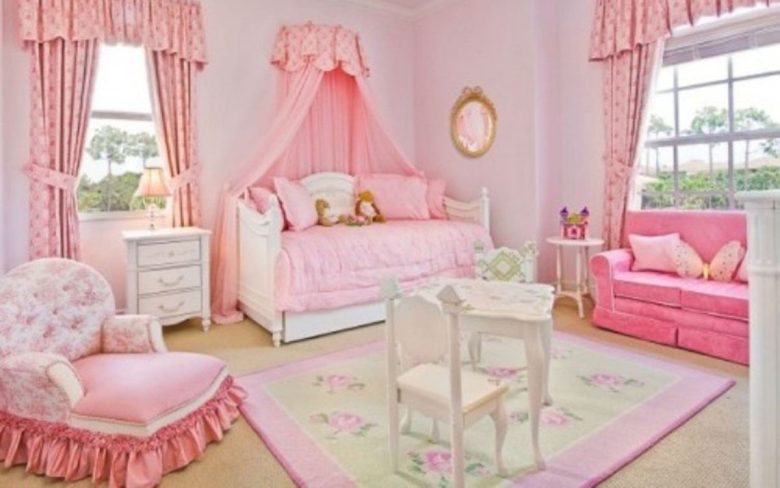 camera-da-letto-romantica-rosa-cipria