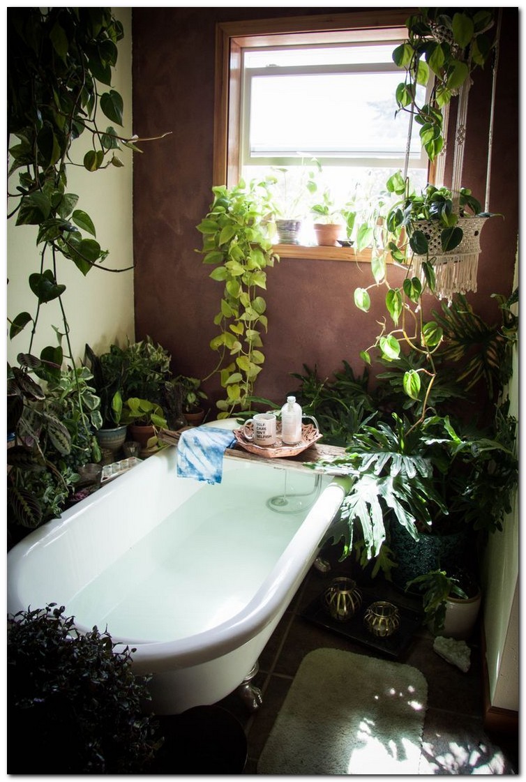 bagno-stile-bohemien-vasca-fiori