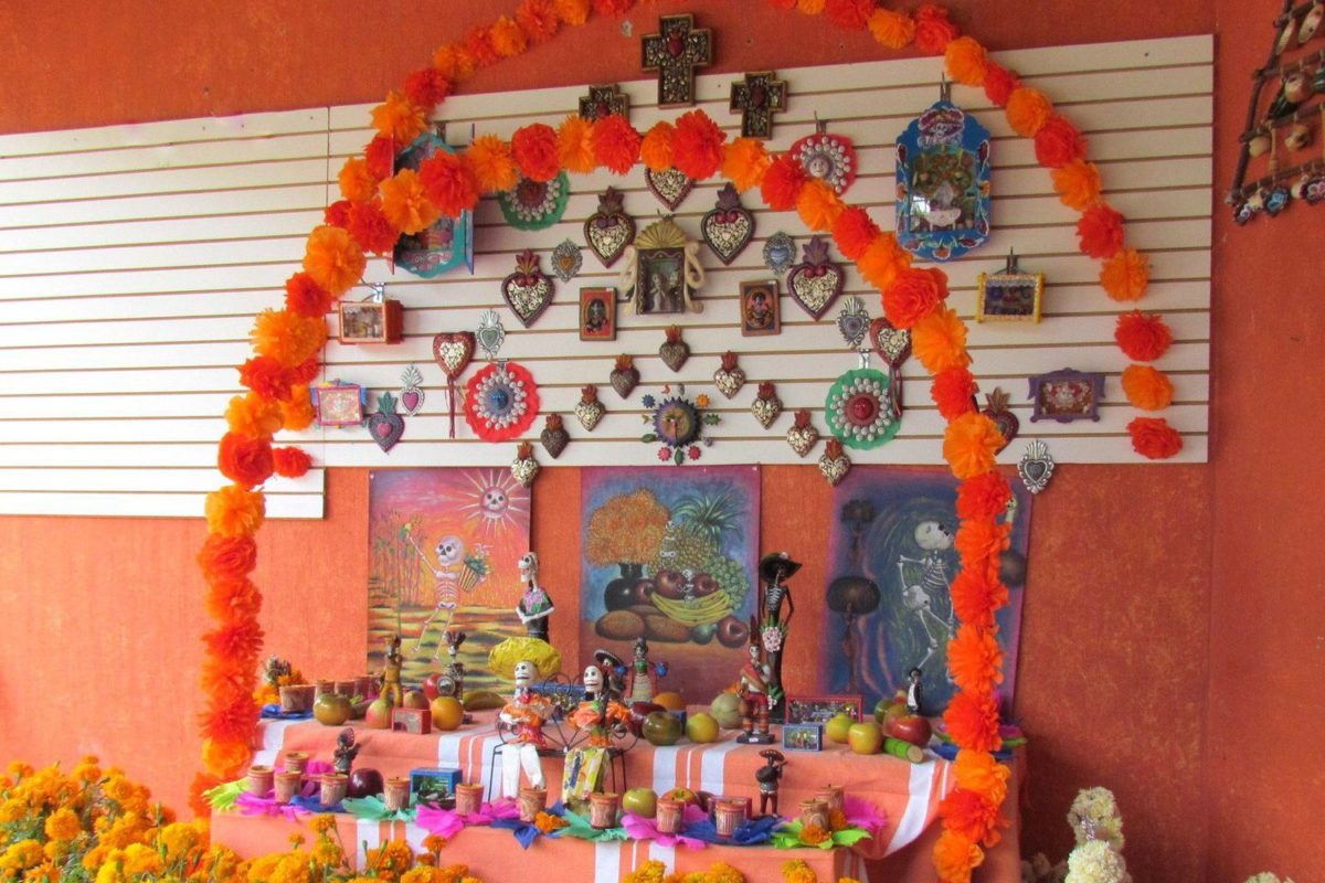 halloween-decorazioni-stile-messicano-altare