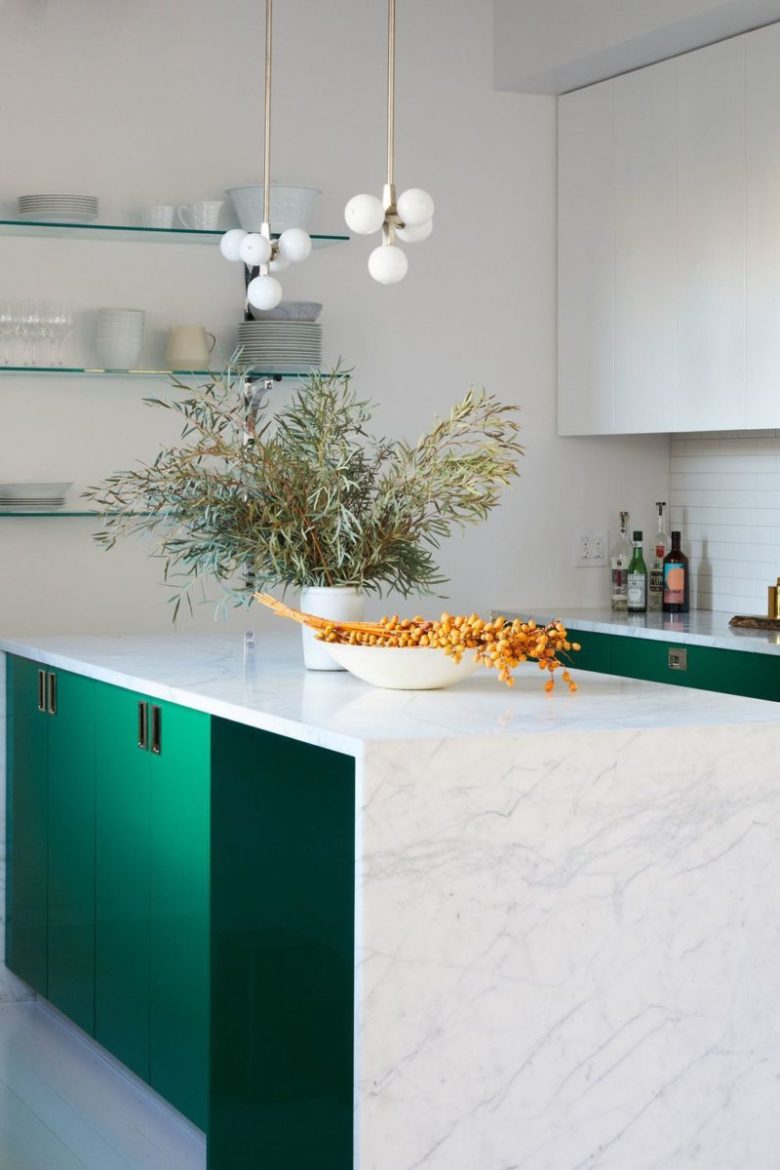 color-verde-caraibi-cucina-mobile