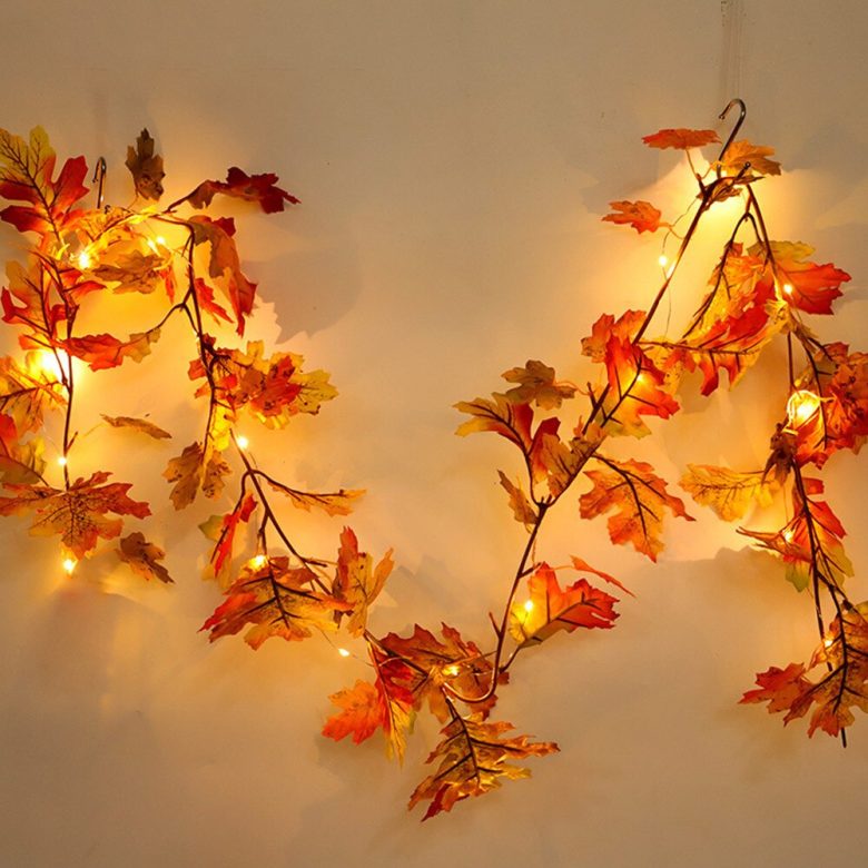decorazioni-natalizie-arancioni-ghilrlanda-foglie