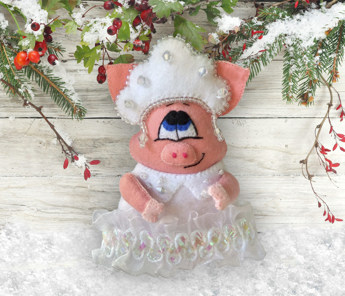 decorazioni-natalizie-pannolenci-maialino