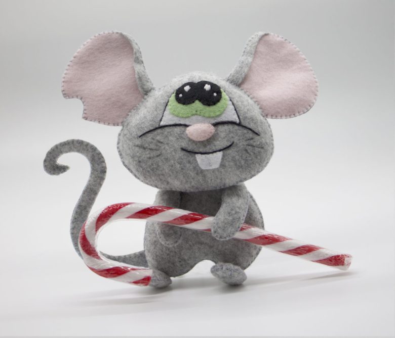 decorazioni-natalizie-pannolenci-topo-gigio