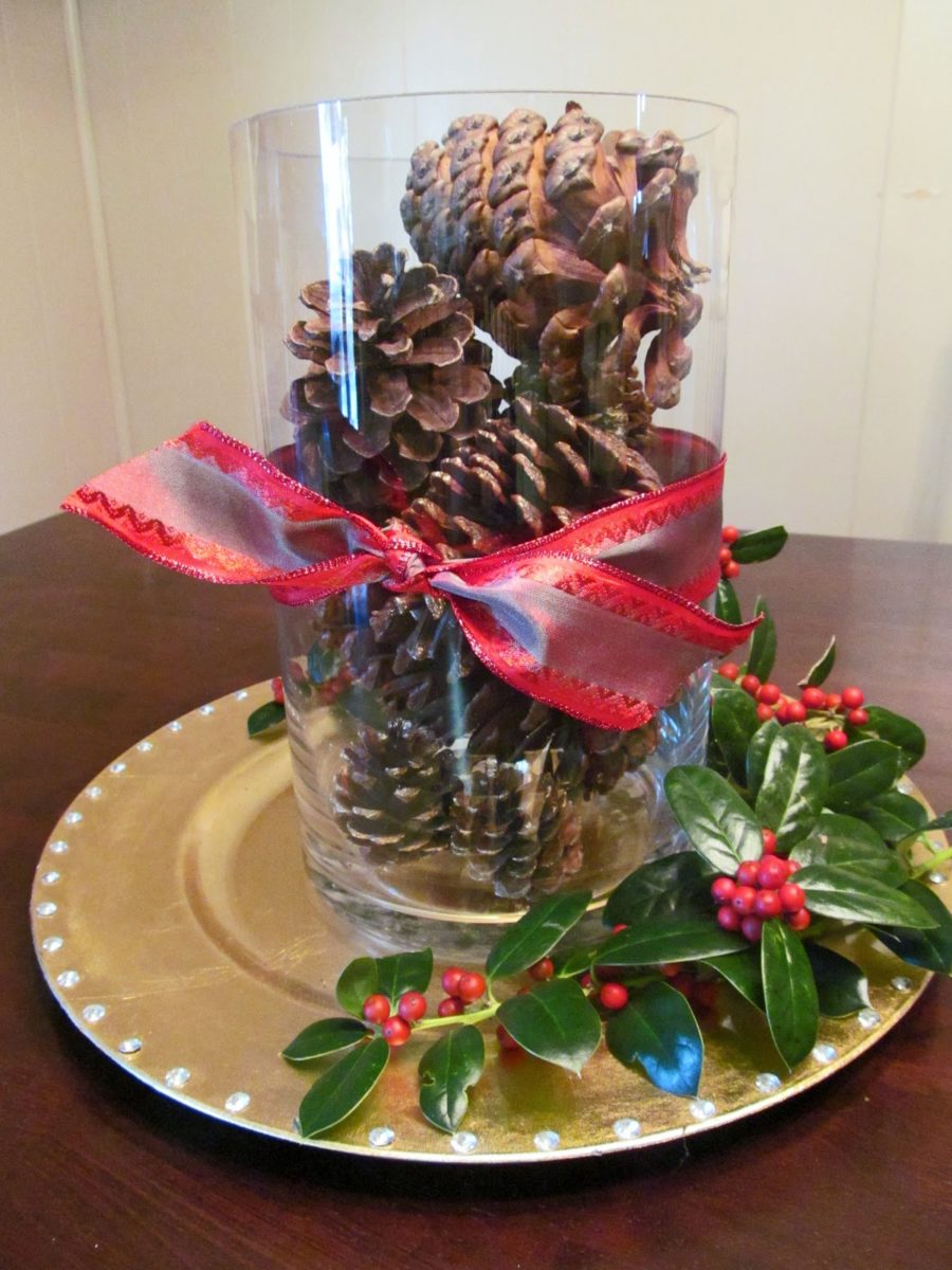 decorazioni-natalizie-pigne-bicchiere