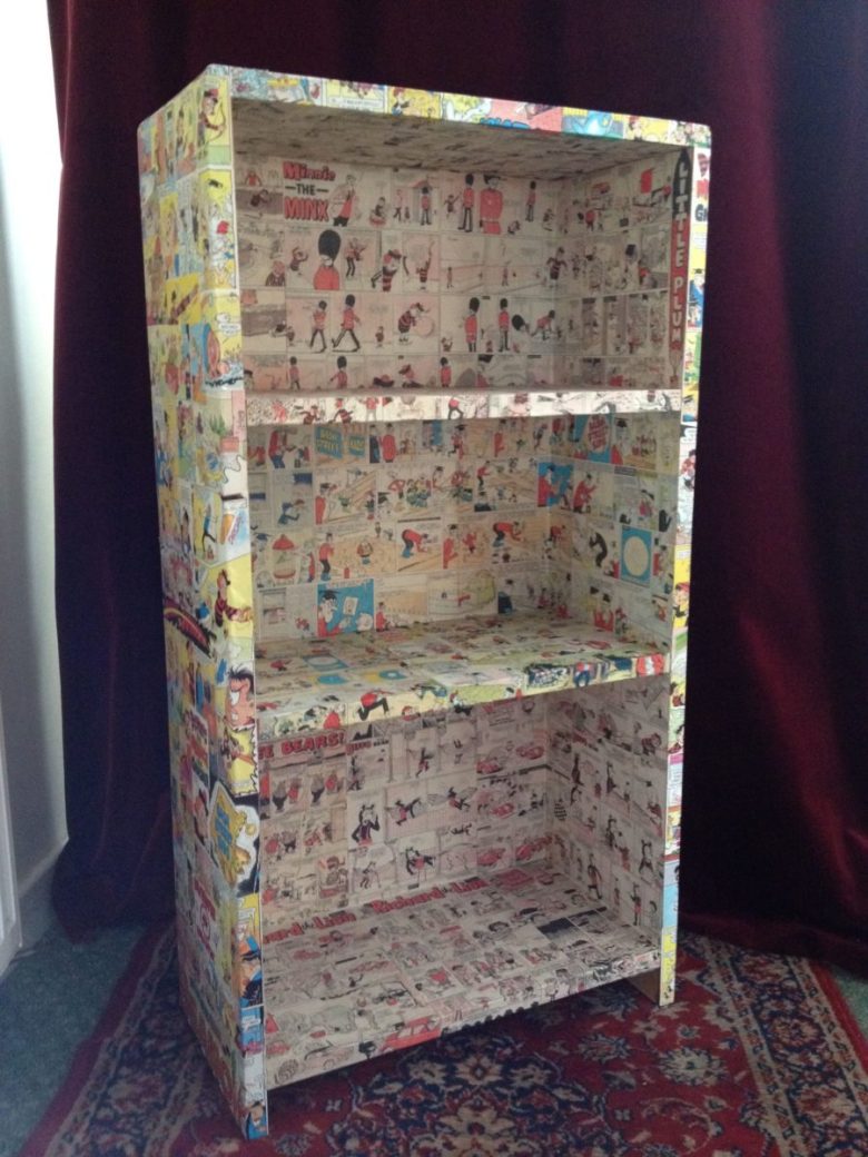 abbellire-libreria-decoupage