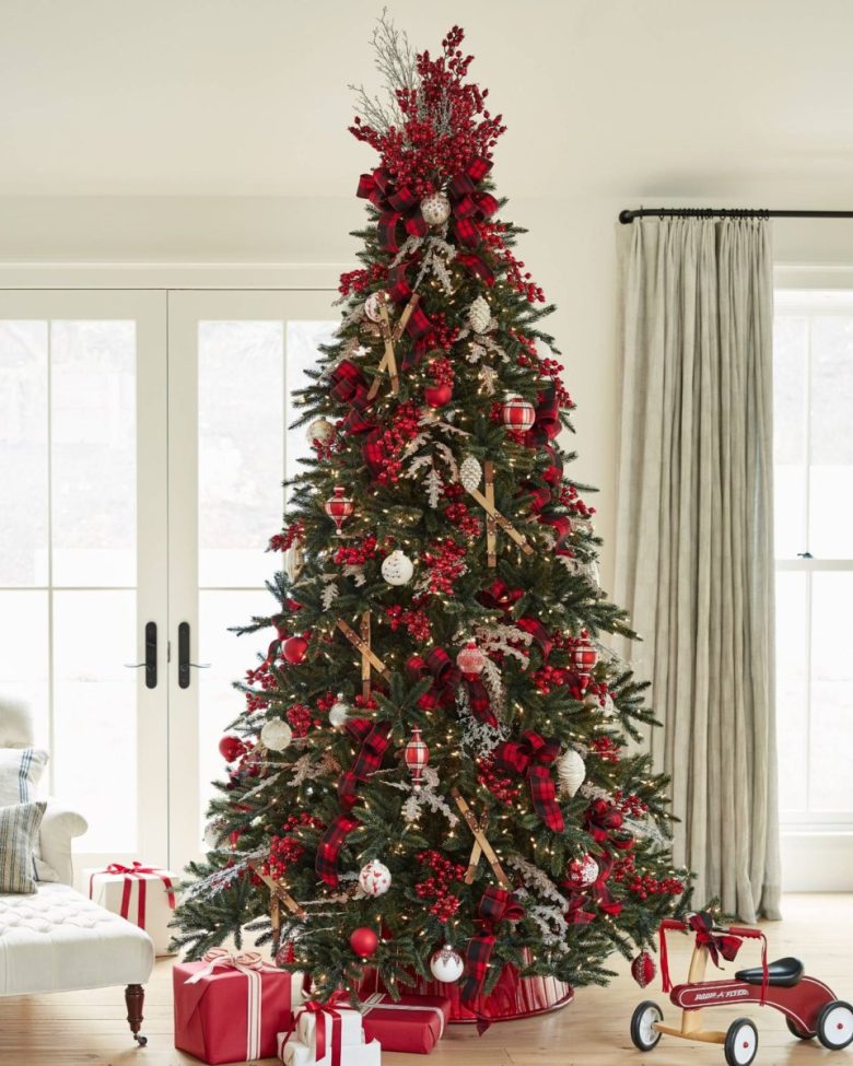 albero-natale-scandinavo-bianco-rosso