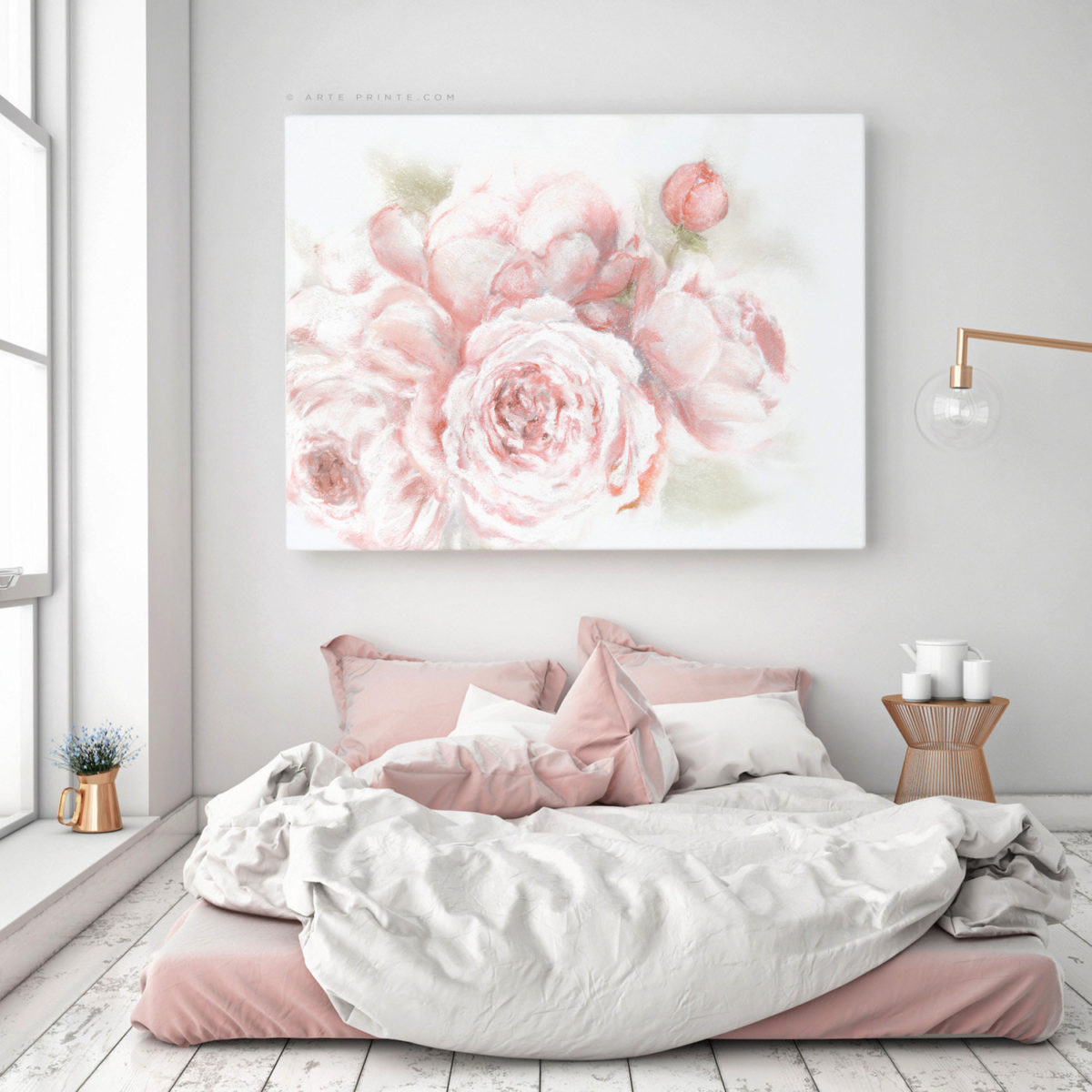 camera-letto-rosa-pastello-abbinamento-bianco