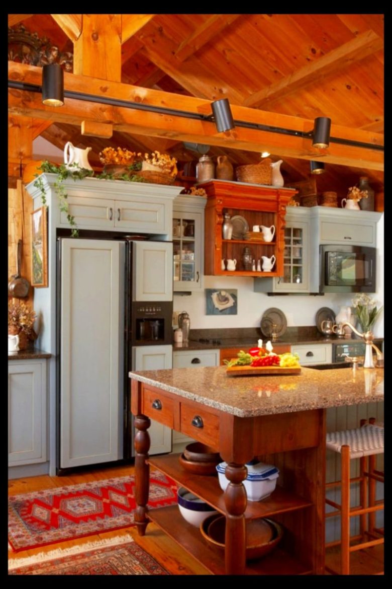 cucina-arancione-country