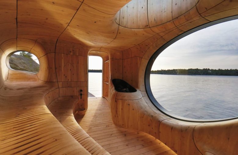 sauna-lago