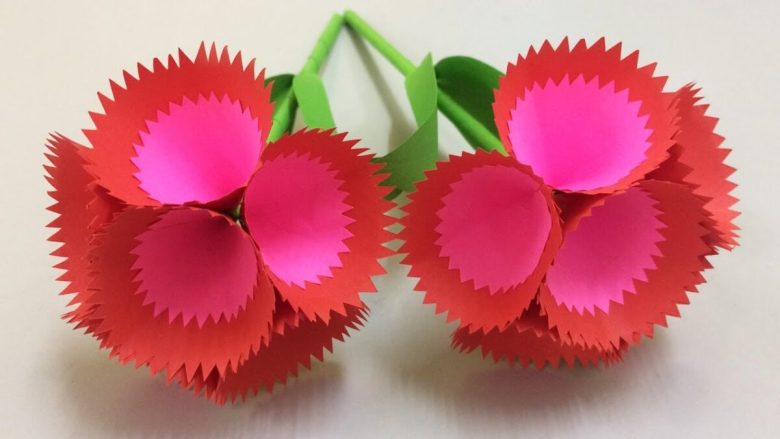 papercraft-fiori-rosa
