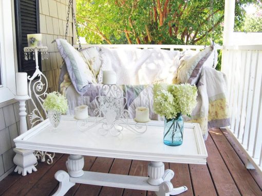 Come arredare il vostro balcone in stile shabby chic