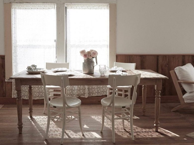 arredo-monolocale-Shabby-chic-sedie