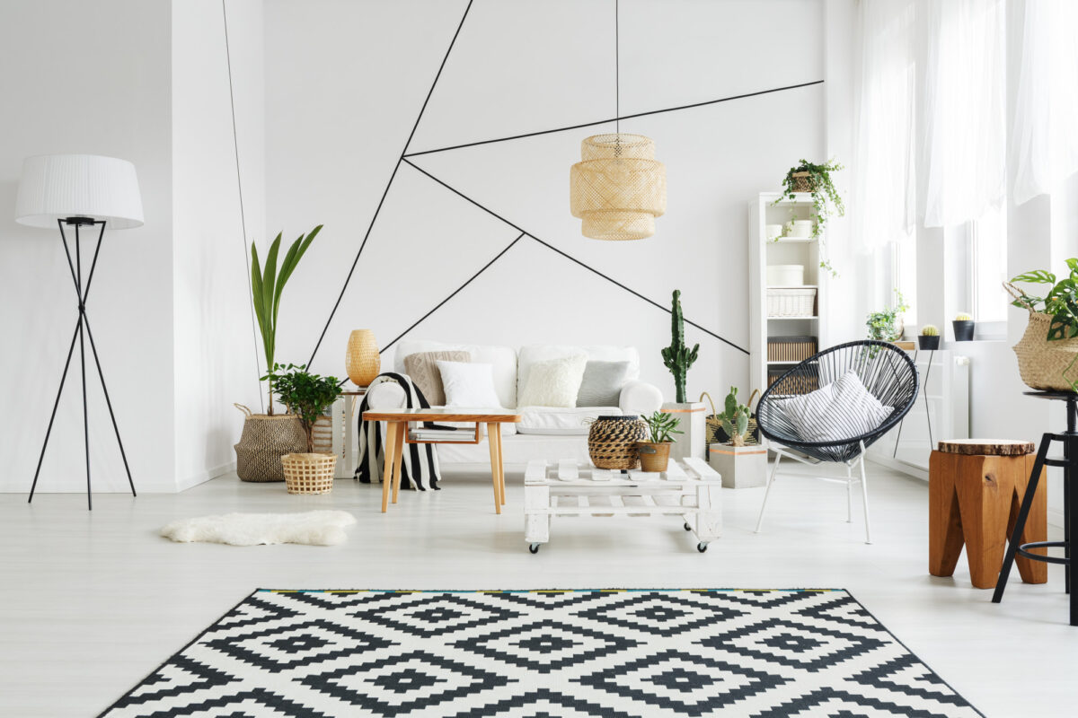 Black and white decor