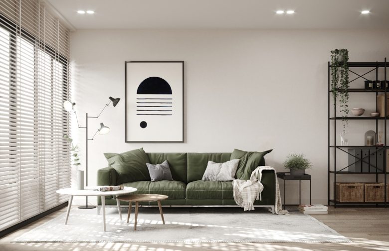 soggiorno-scandinavo-verde-foresta