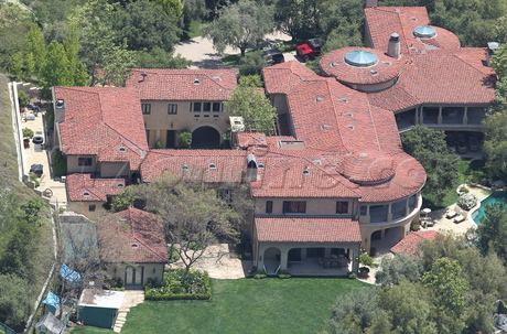 Aerial Photos of Arnold Schwarzenegger’s 23 Million Dollar Mansion