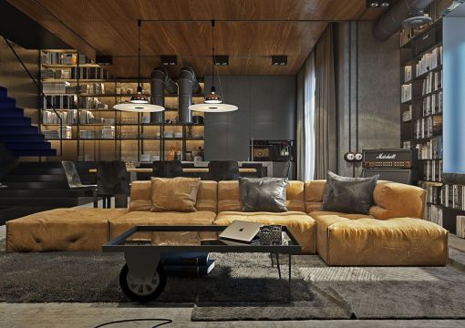 Soggiorno stile industriale: 10 cose che non possono mancare