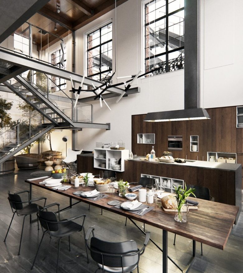 arredare-sala-pranzo-stile-industriale-20
