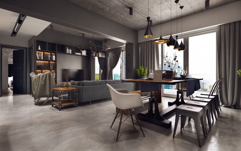 arredare-sala-pranzo-stile-industriale-22