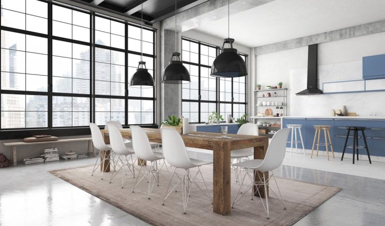 arredare-sala-pranzo-stile-industriale-3