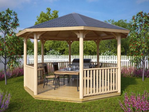 Come costruire un gazebo in legno per il giardino