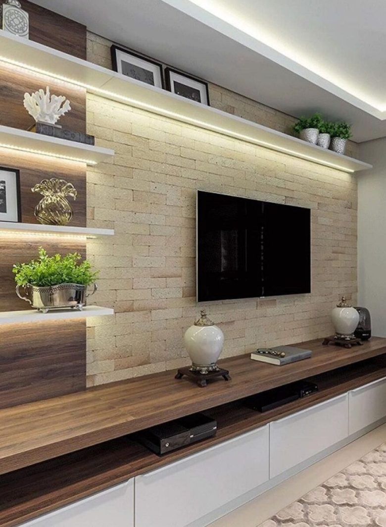 The perfect TV Wall Ideas That Will not Sacrifice Your Look - 05