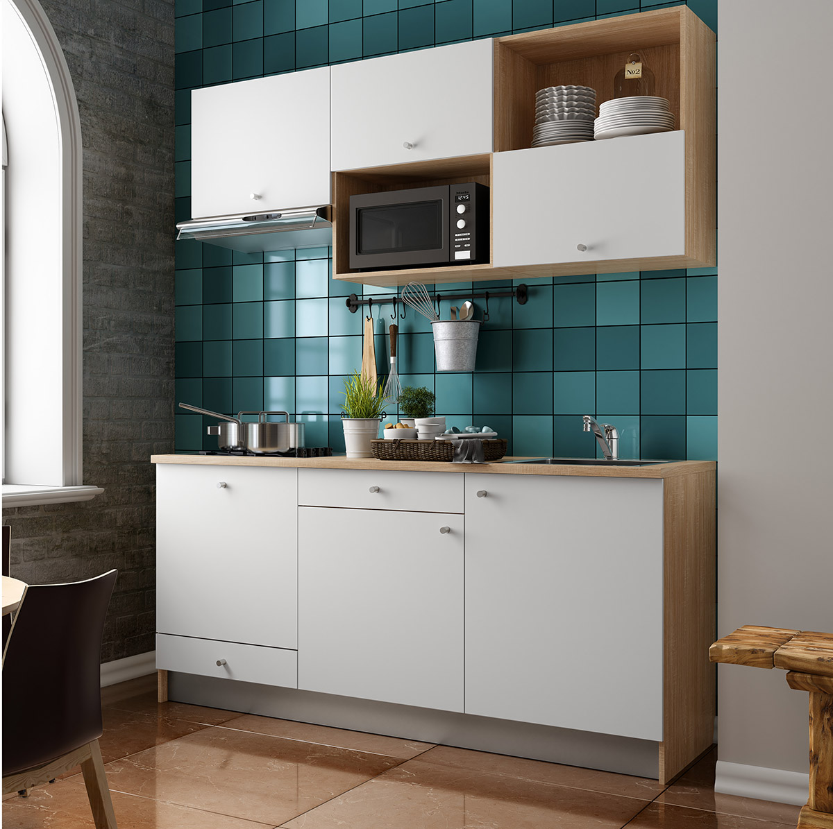 Cucine-monoblocco-leroy merlin 5