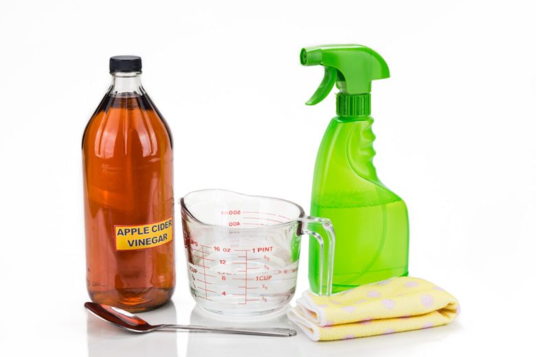 Apple cider vinegar, effective natural solution for house cleaning, personal and pets care