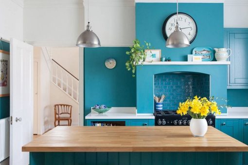 Pareti cucina color turchese: gli abbinamenti migliori