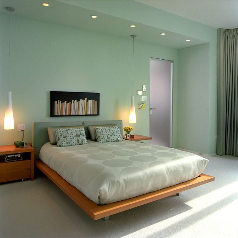 verde-acqua-camera-da-letto-moderna-minimal