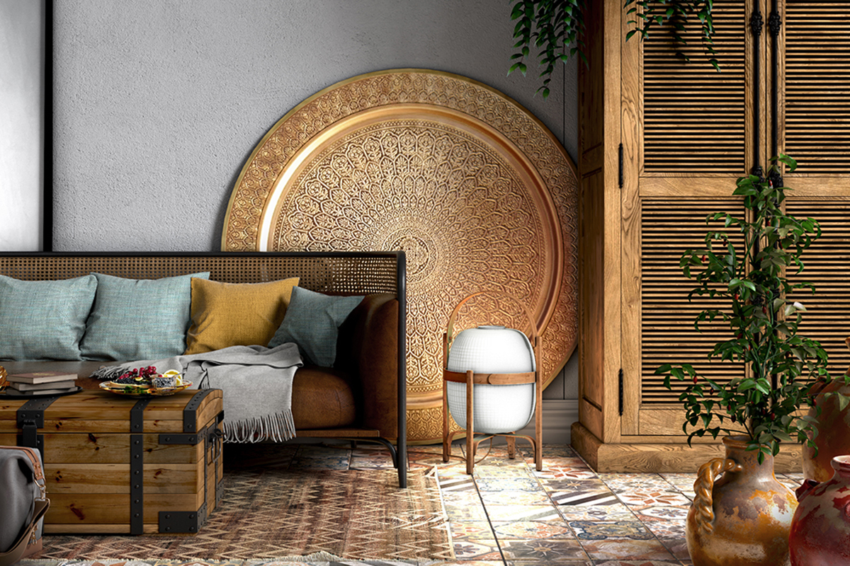arredare-bilocale-stile-etnico 29