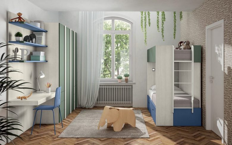 soluzioni-salvaspazio-cameretta-letto-a-castello