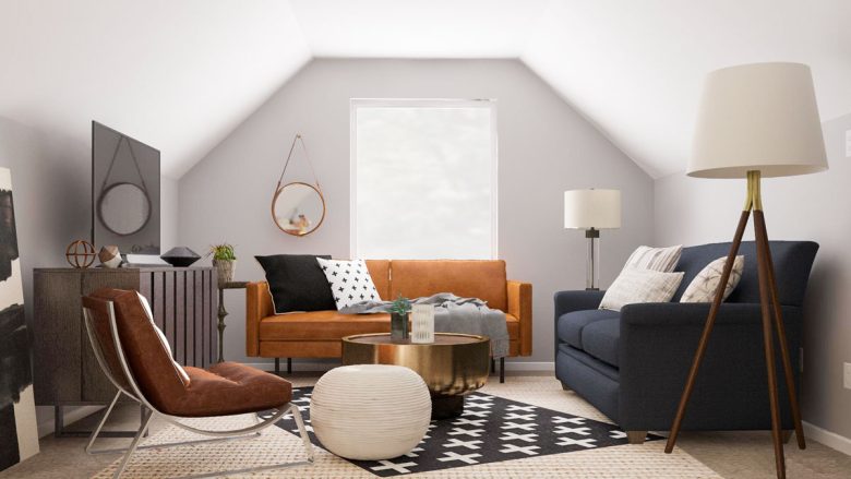 Come progettare una zona studio in mansarda