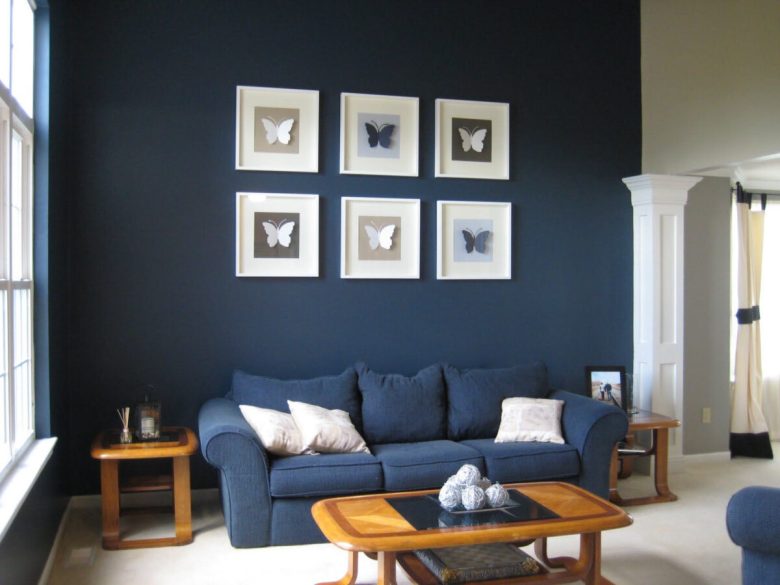 Navy Blue Living Room Ideas Inspiration Blue Living Room Ideas