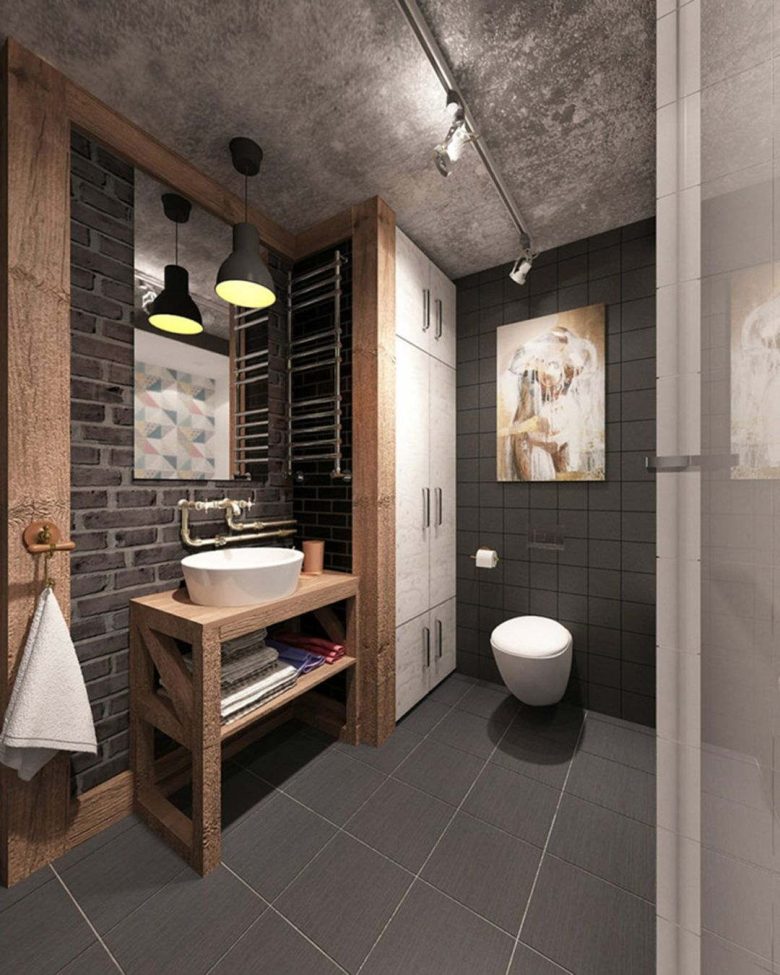 bagno-stile-industrial-chic-illuminazione