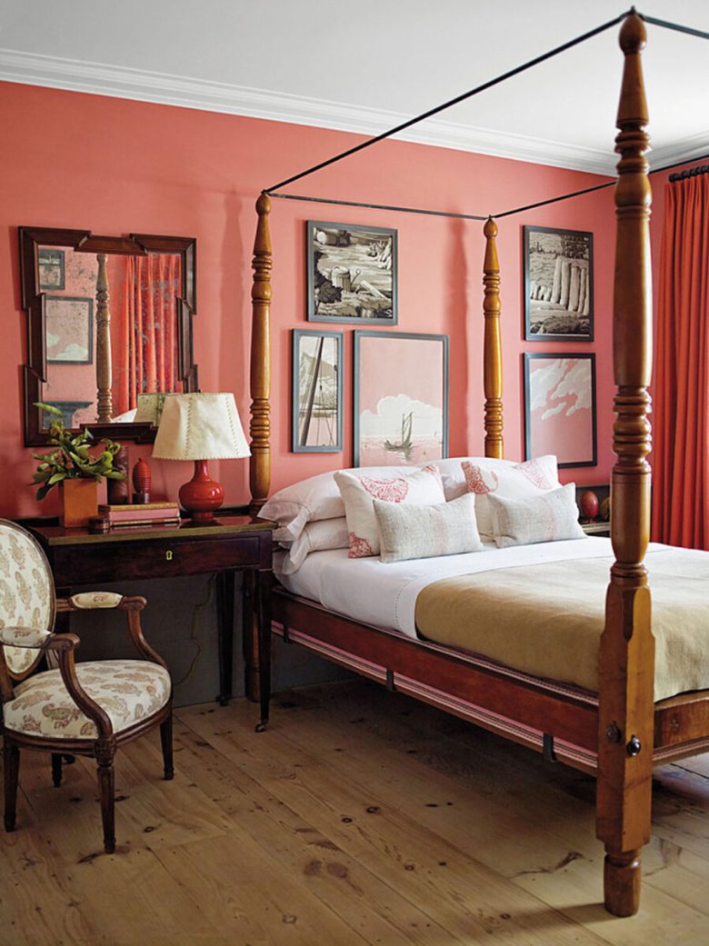 camera-da-letto-pareti-color-corallo-19