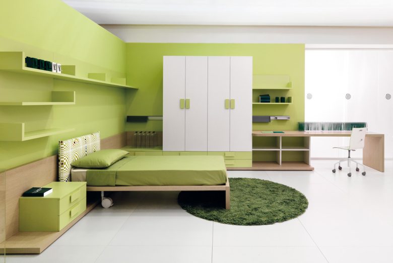 camera-da-letto-pareti-verde-lime-10