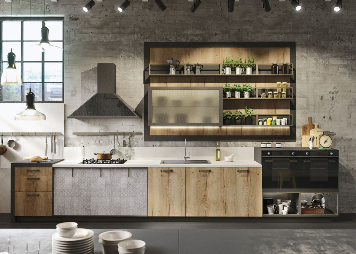 stile-industrial-chic-arredare-cucina-3