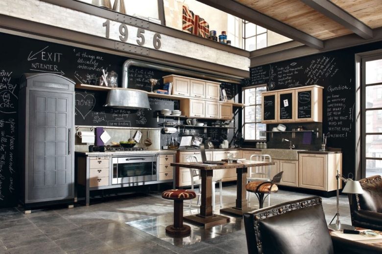 stile-industrial-chic-arredare-cucina-8