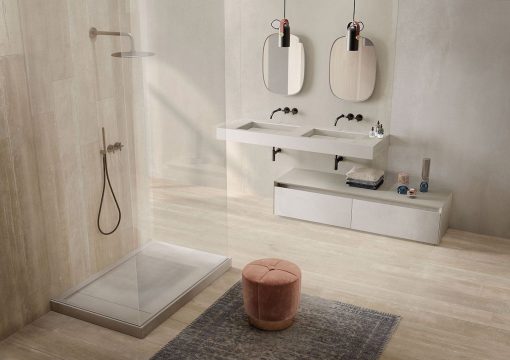 Grès porcellanato in bagno: come scegliere, idee, stili