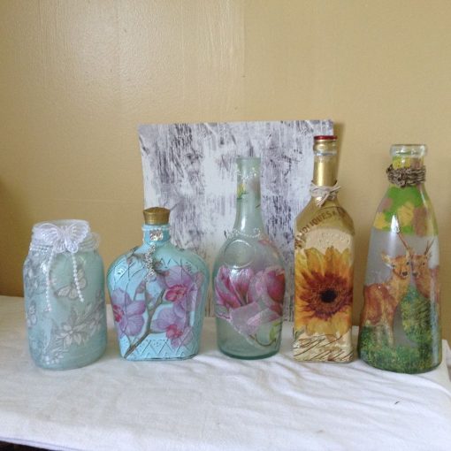 Decoupage sul vetro tecnica e idee creative