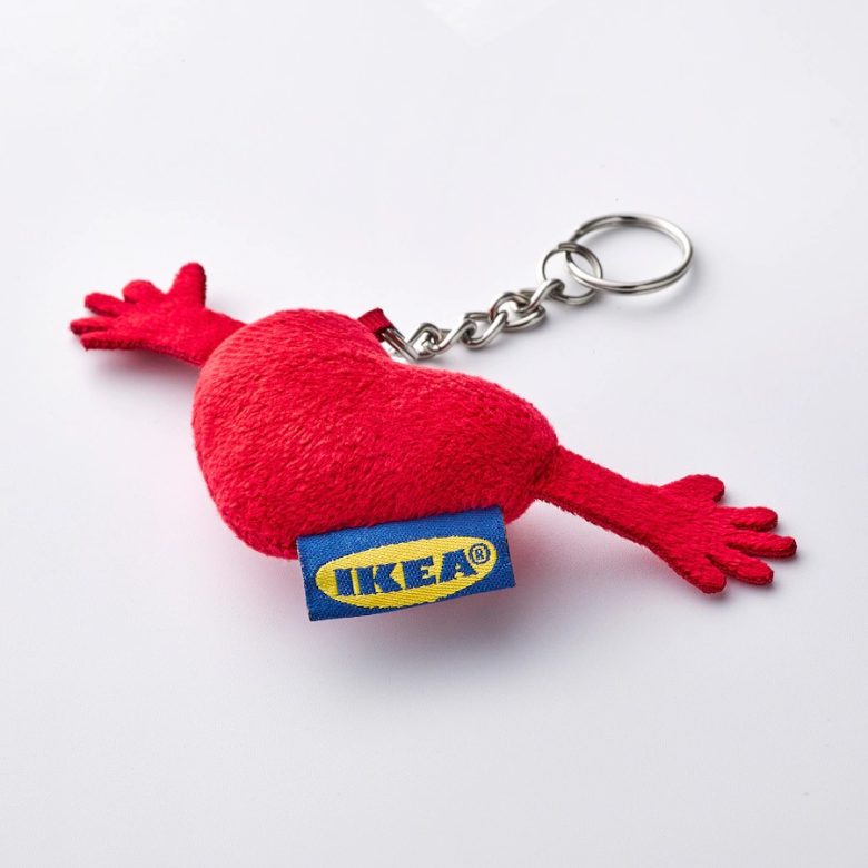 IKEA-eftertraeda-portachiavi-cuore