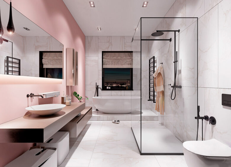 bagno-pareti-color-malva-minimal