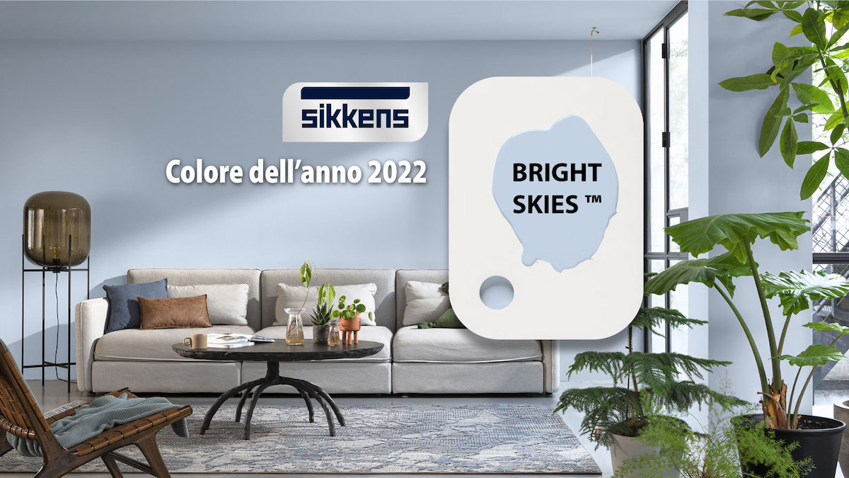 Bright Skies è il colore dell’anno 2022 moda per Sikkens