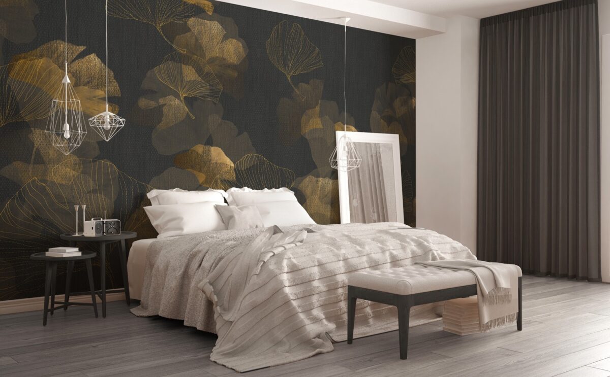 Camera da letto in stile Japandi